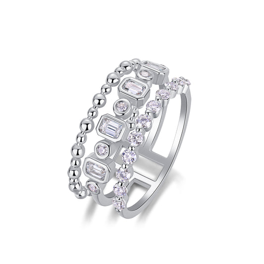 THREE BAND STATEMENT RING