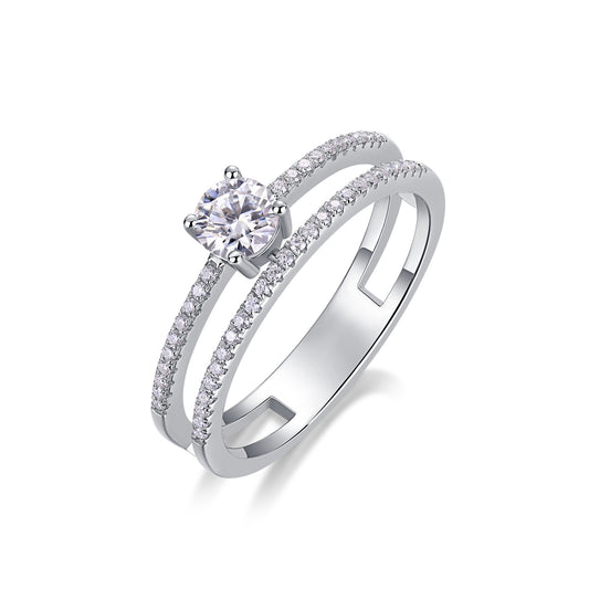 MOISSANITE ENGAGEMENT RING