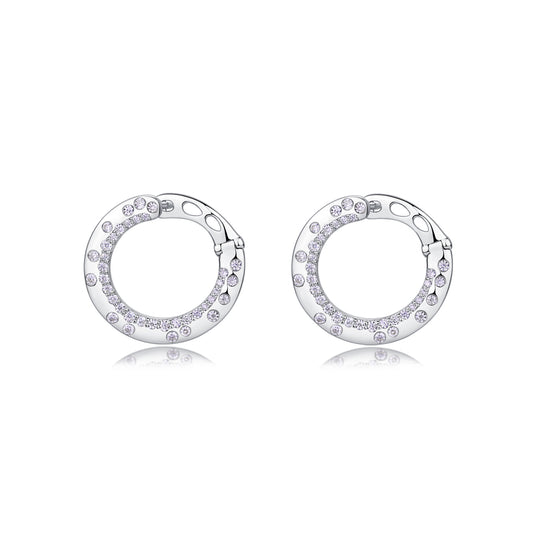 WHITE MOISSANITE DESIGNER EARRINGS